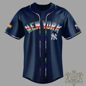 New York Yankees Pride Month Baseball Jersey