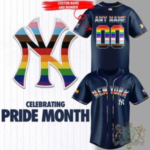 New York Yankees Pride Month Baseball Jersey