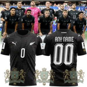 New Zealand National Football Team FIFA World Cup Custom Football Jersey
