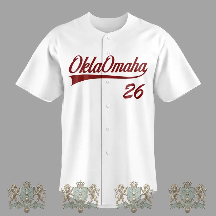 Oklahoma Sooners OklaOmaha College World Series T-Shirt - Detail View