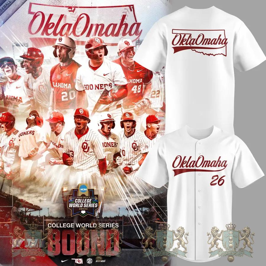 Oklahoma Sooners OklaOmaha College World Series T-Shirt