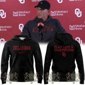 Oklahoma Sooners Play Like a Champion Hoodie