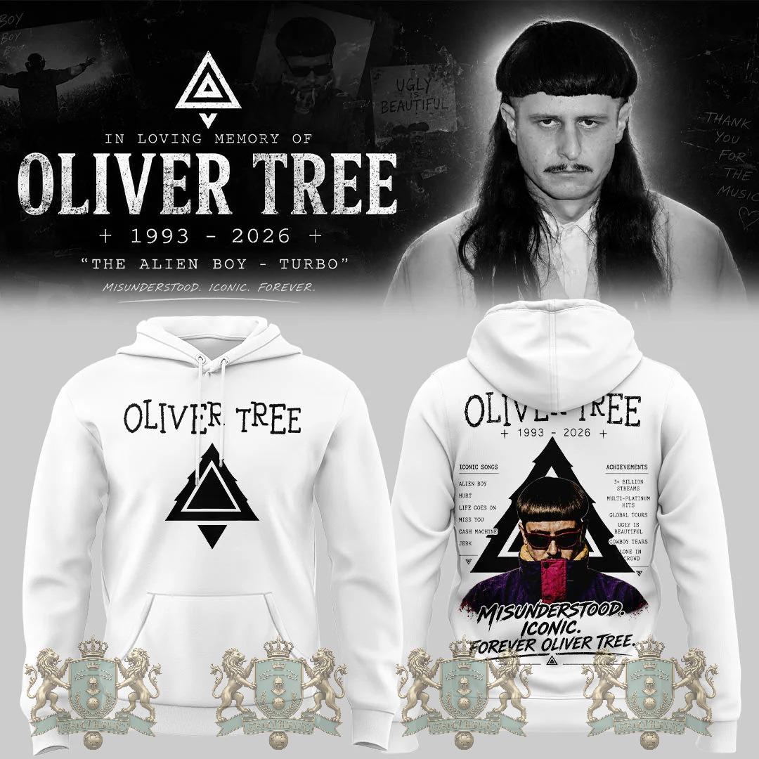 Oliver Tree In Loving Memory Tribute Hoodie - Front View