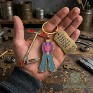 Oliver Tree Life Goes On Quote 1993-2026 Scooter Keychain