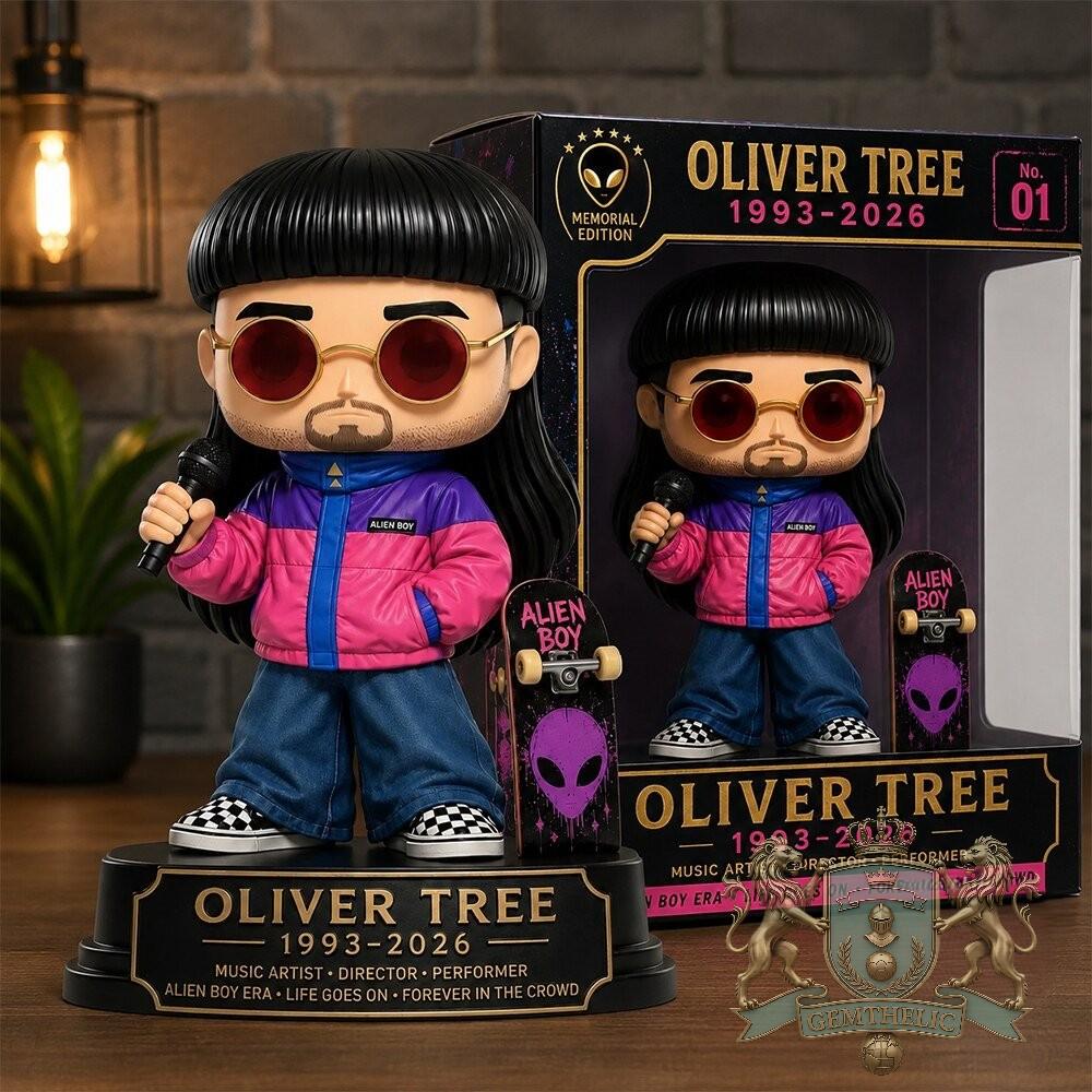 Oliver Tree Memorial 1993-2026 Alien Boy Era Collectible Figurine