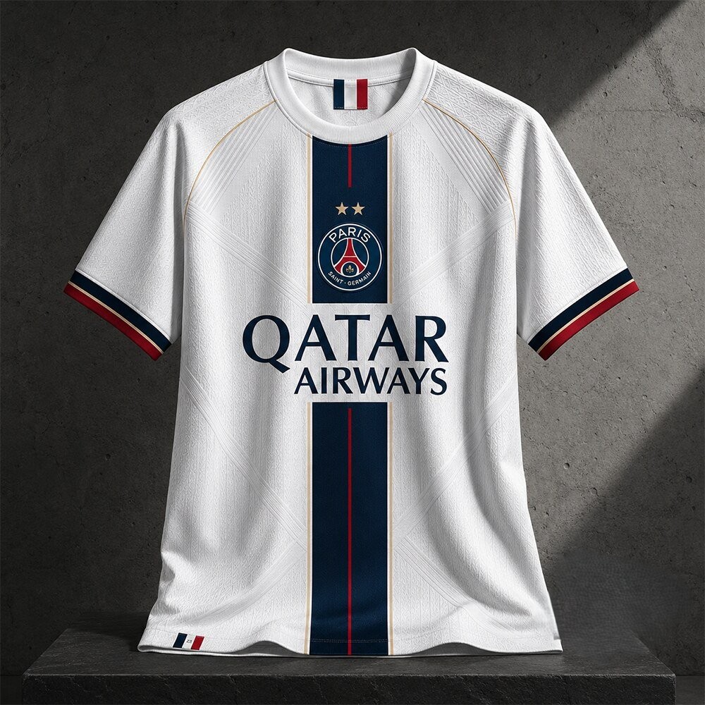 Paris Saint-Germain 2022-2023 Away Kit Football Jersey - Detail View