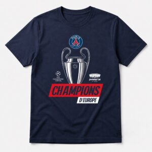 Paris Saint-Germain Champions League Budapest 26 Final T-Shirt