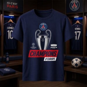 Paris Saint-Germain Champions League Budapest 26 Final T-Shirt