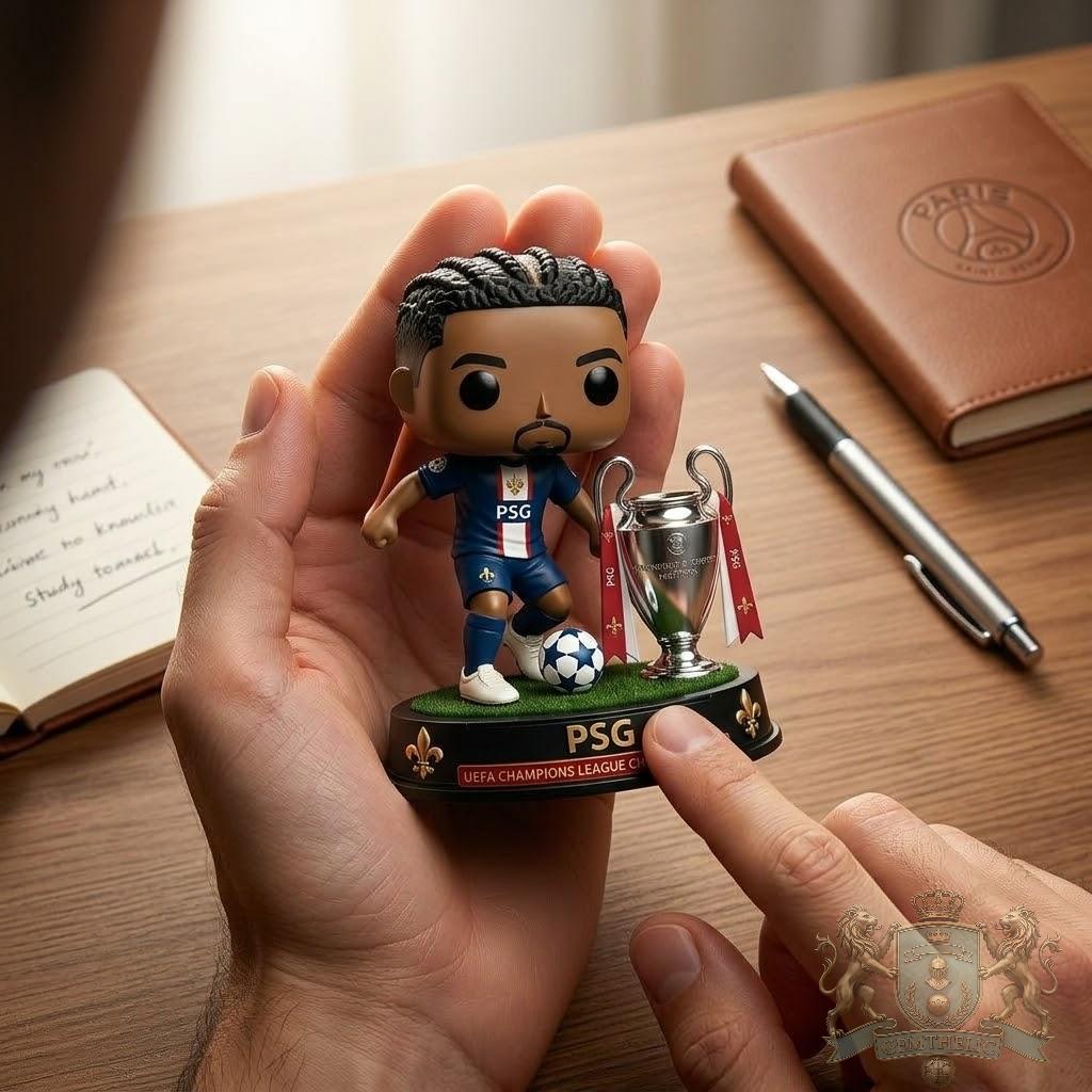 Paris Saint Germain UEFA Champions League 2026 Funko Pop Figure - Detail View