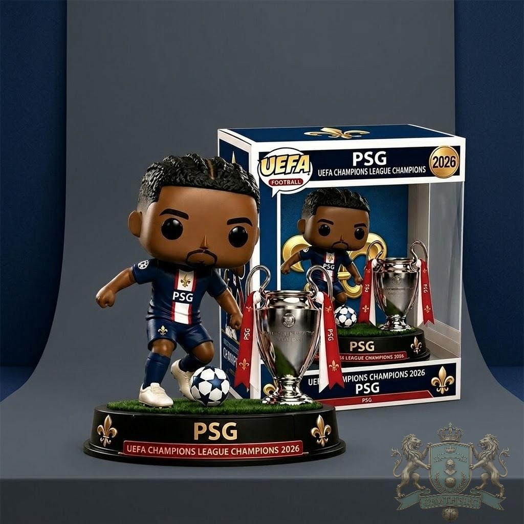 Paris Saint Germain UEFA Champions League 2026 Funko Pop Figure - Front View