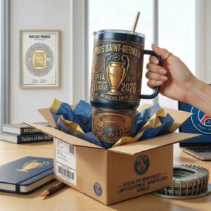 Paris Saint-Germain UEFA Champions League 2026 Winners Celebration Tumbler