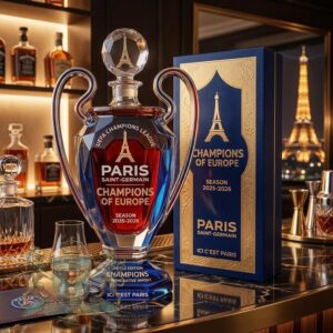Paris Saint Germain UEFA Champions League Champions of Europe Season Whisky Decanter