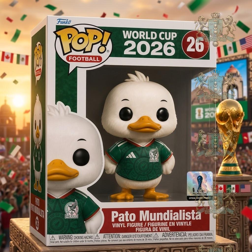 Pato Mundialista Mexico National Football Team FIFA World Cup 2026 Funko Pop - Front View
