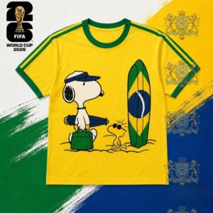 Peanuts Snoopy FIFA World Cup 2026 Brazil T-Shirt 