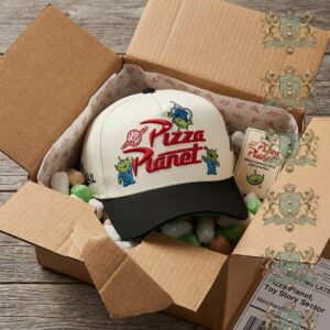 Pizza Planet Little Green Men Aliens Baseball Cap
