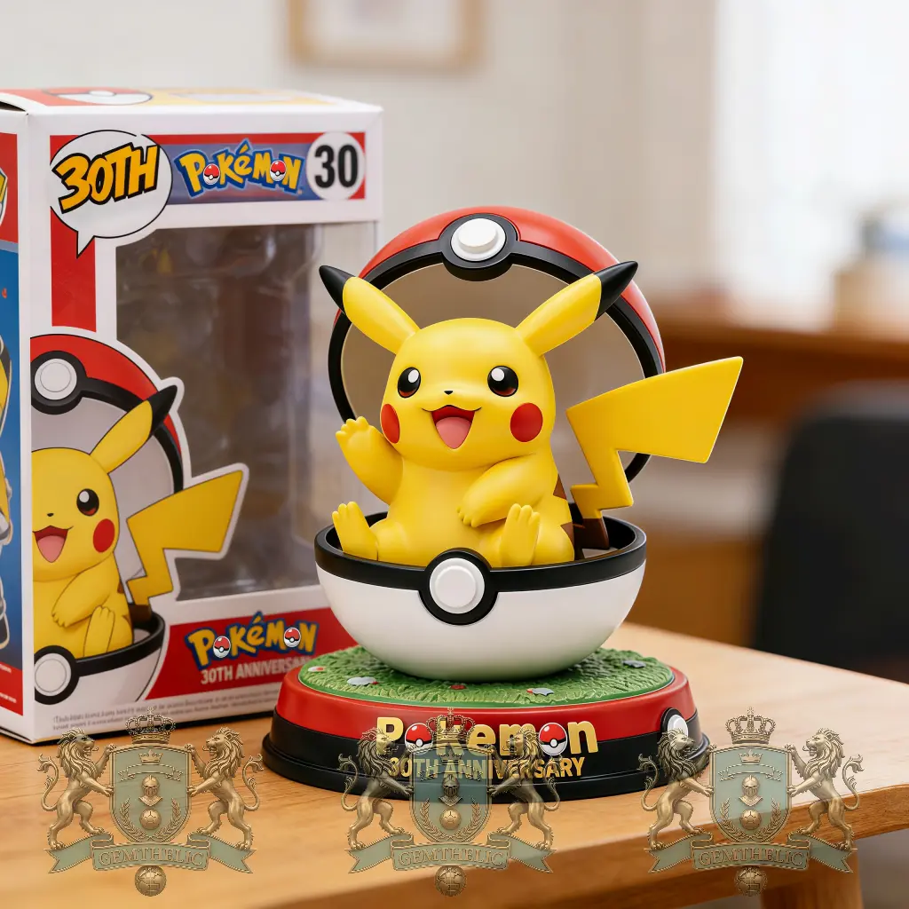 Pokémon 30th Anniversary Pikachu Vinyl Figure