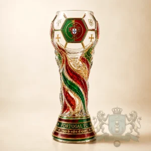 Portugal FC Football World Cup Trophy Beer Glass