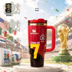 Portugal National Football Team Cristiano Ronaldo 7 Tumbler