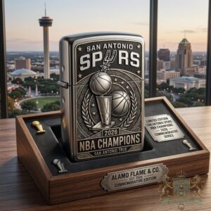 San Antonio Spurs 2026 NBA Champions Zippo