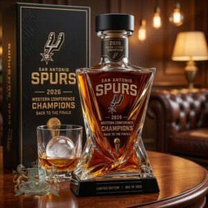 San Antonio Spurs 2026 Champions Back to the Finals Whiskey Decanter