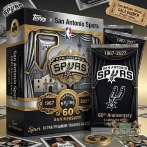 San Antonio Spurs 60th Anniversary Trading Cards