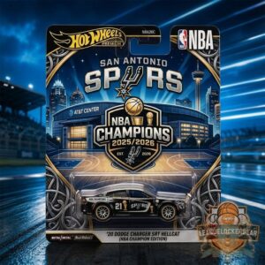 San Antonio Spurs NBA Champions 2025/2026 Hot Wheels Car