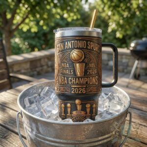 San Antonio Spurs NBA Champions 2026 Tumbler