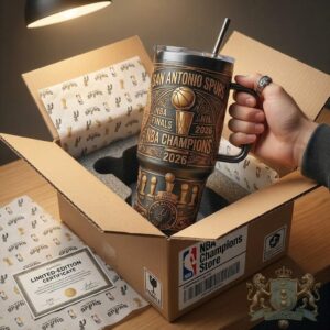 San Antonio Spurs NBA Champions 2026 Tumbler