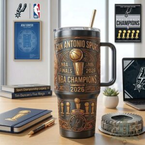 San Antonio Spurs NBA Champions 2026 Tumbler