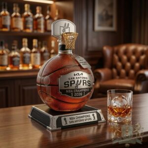 San Antonio Spurs NBA Champions 2026 Whiskey Decanter