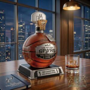 San Antonio Spurs NBA Champions 2026 Whiskey Decanter