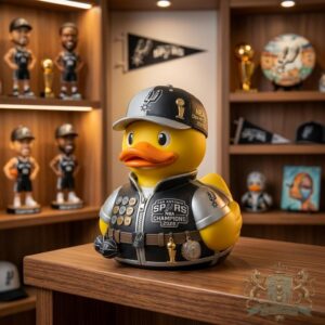 San Antonio Spurs NBA Champions 2026 Rubber Duck