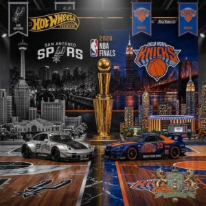 San Antonio Spurs New York Knicks 2026 NBA Finals Hot Wheels