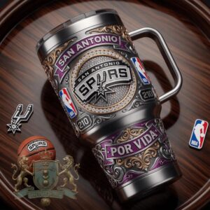 San Antonio Spurs San Antonio Connection Por Vida Ornate Tumbler