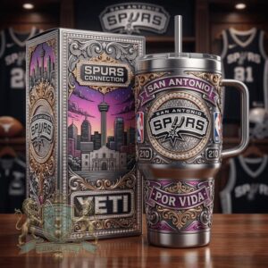 San Antonio Spurs San Antonio Connection Por Vida Ornate Tumbler