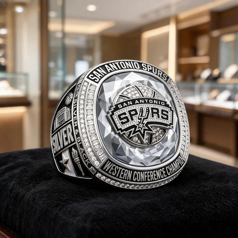 San Antonio Spurs Western Conference Champion Ring - Detail View