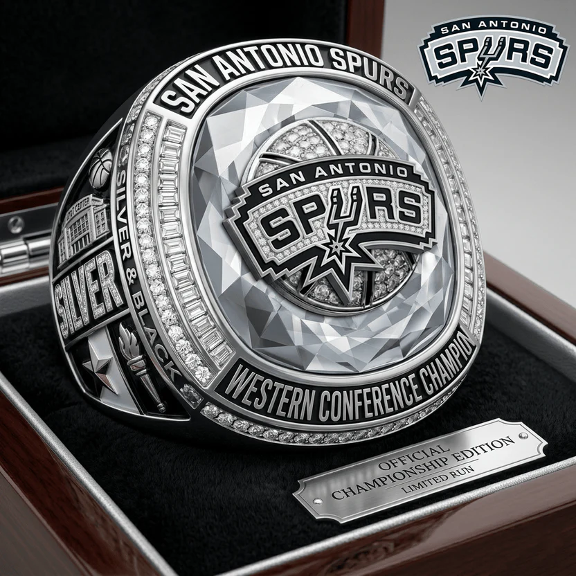 San Antonio Spurs Western Conference Champion Ring - Front View