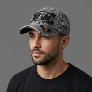 San Antonio Spurs Western Conference Champions 2026 Distressed Baseball Cap