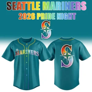 Seattle Mariners 2026 Pride Night Baseball Jersey