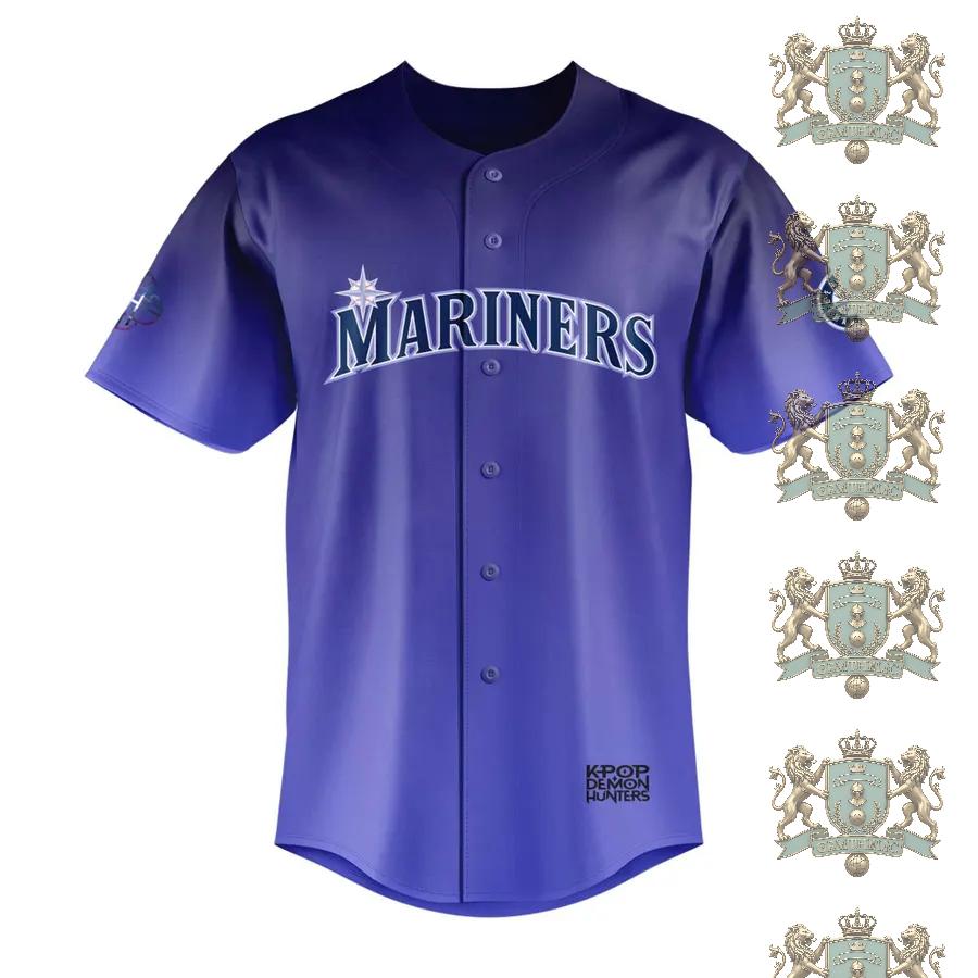 Seattle Mariners Netflix K-POP Demon Hunters Baseball Jersey