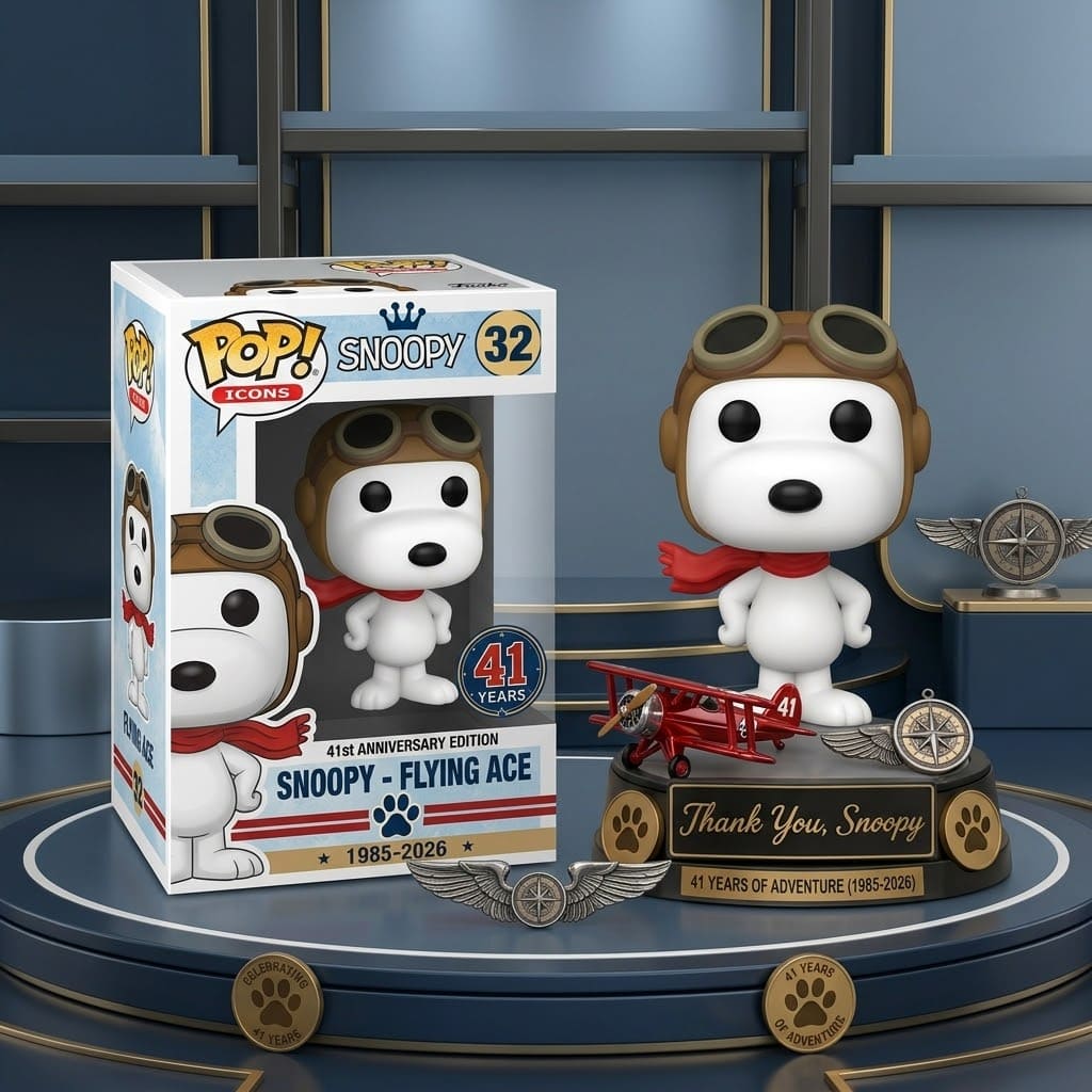 Snoopy 41st Anniversary Edition Flying Ace Funko Pop! - Front View