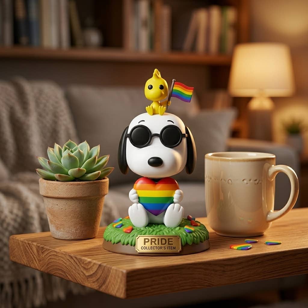 Snoopy and Woodstock Pride Collection Funko Pop - Detail View