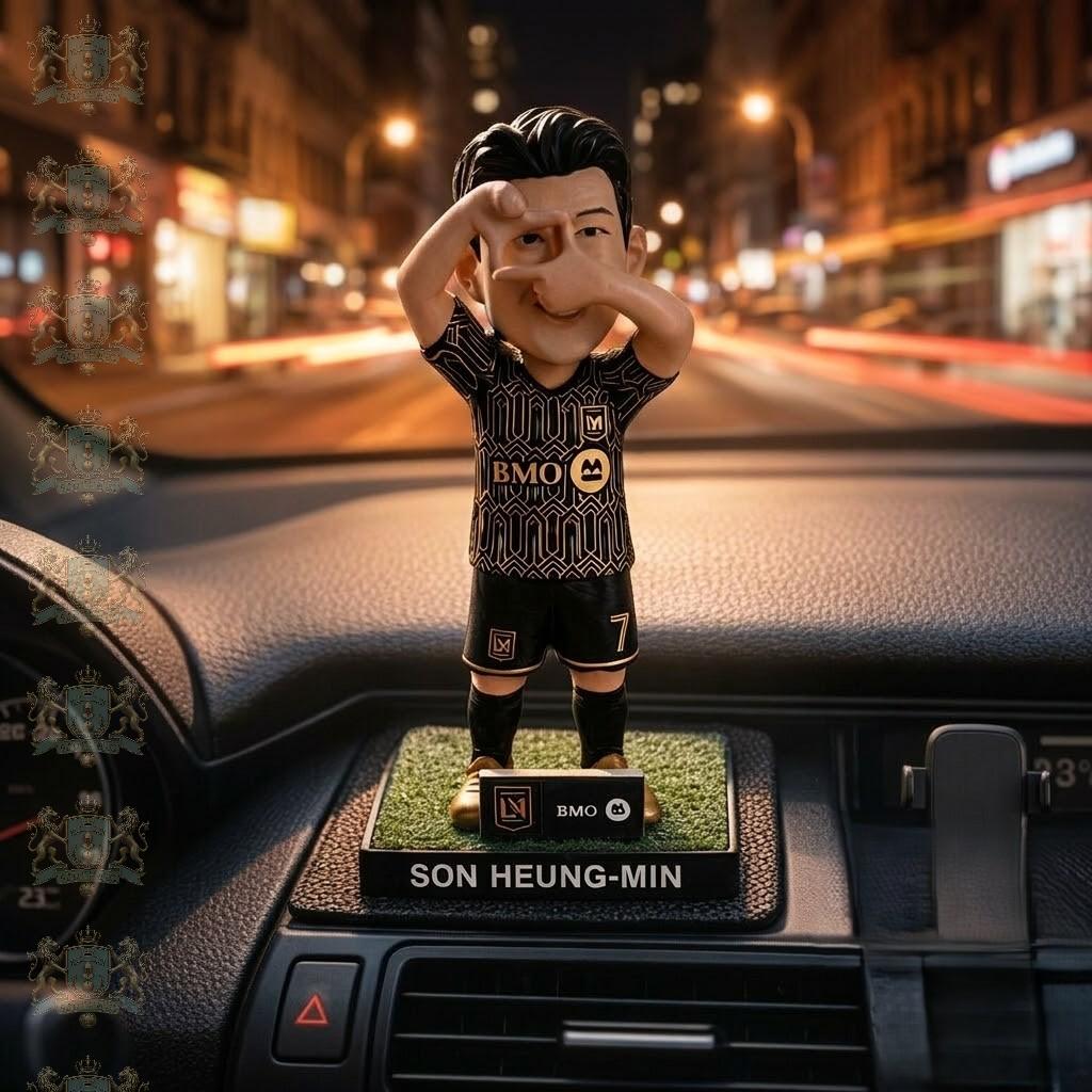 LAFC Son Heung Min Soccer Bobblehead Figure - Detail View