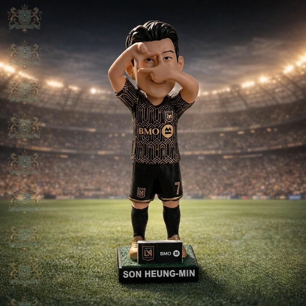 LAFC Son Heung Min Soccer Bobblehead Figure - Front View