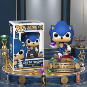 Sonic The Hedgehog 35th Anniversary Gotta Go Fast Funko Pop