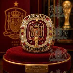 Spain National Football Team FIFA World Cup 2026 Commemorative 2010 Champions Ring