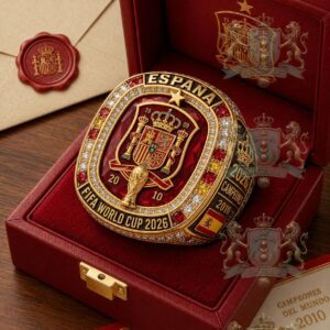 Spain National Football Team FIFA World Cup 2026 Commemorative 2010 Champions Ring