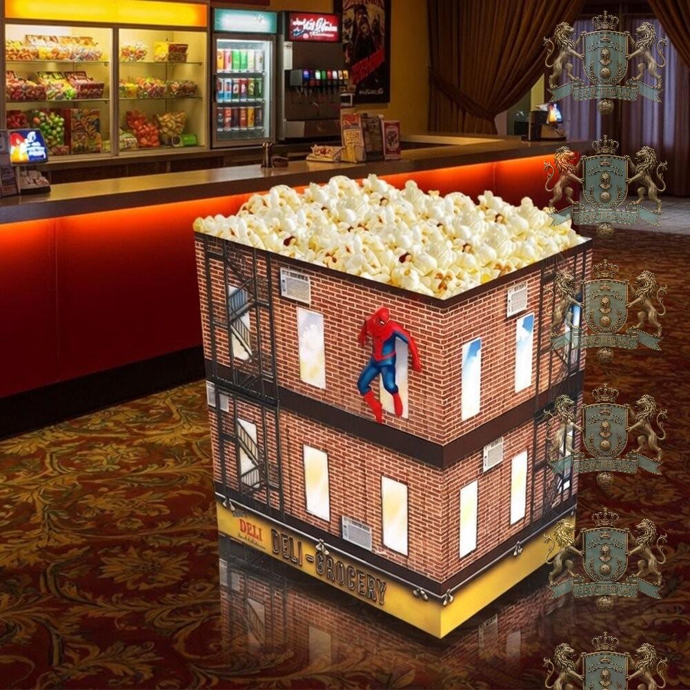 Spider-Man City Building Popcorn Bucket - Front View