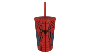 spider man web pattern straw tumbler 5