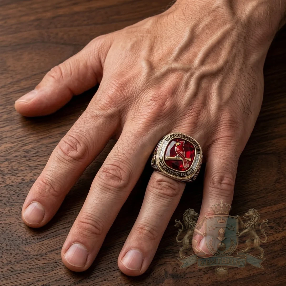 St. Louis Cardinals 11 World Series Redbird Legacy EST. 1882 Championship Ring